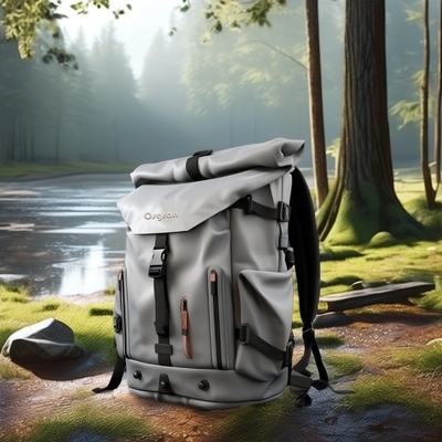 Unisex Outdoor Sport 60L Camping Rucksack mit wasserdichtem Regenbezug und Softback