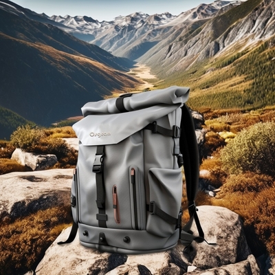 Unisex Outdoor Sport 60L Camping Rucksack mit wasserdichtem Regenbezug und Softback