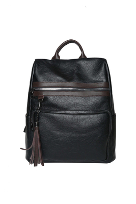 Wasserdicht Computer Laptop 2 Weg Rucksack für Mädchen Bange Tasche Custom PU Leder