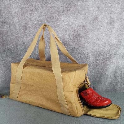 Ausgezeichnete Kraftpapier-Gymnastik-Taschen Braun mit Verschleißbeständigkeit