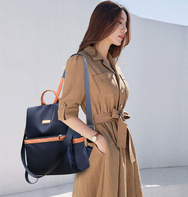 Laptop Frauen Wasserdicht Casual Nylon Klappbare niedliche Rucksack 26*33*13cm Fashion Style