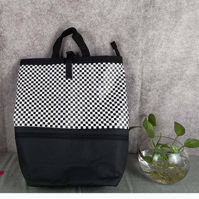 Leichtgewicht Wasserdicht Ziehseil Logo Custom Männer Lederausrüstung Laptop Rucksack mit Reißverschluss