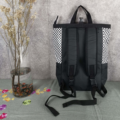 Trapez-Wasserdichte Leder Rucksack Rucksack für Wanderungen und Geschäftsreisen