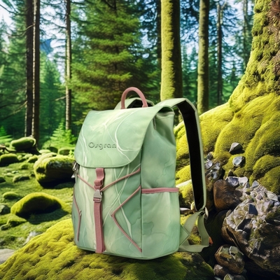 Wasserdichtes Reisetasche aus Nylon mit doppelter vorderen Tasche und Reißverschluss