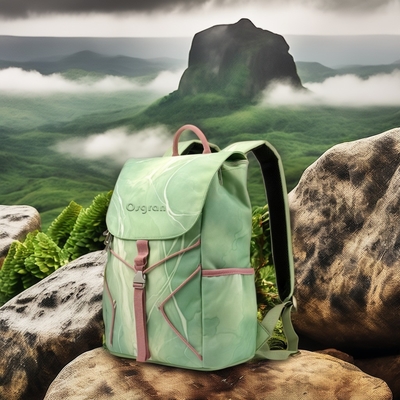 Wasserdichtes Reisetasche aus Nylon mit doppelter vorderen Tasche und Reißverschluss