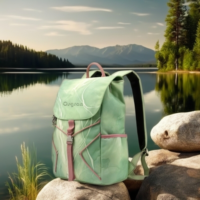 Wasserdichtes Reisetasche aus Nylon mit doppelter vorderen Tasche und Reißverschluss