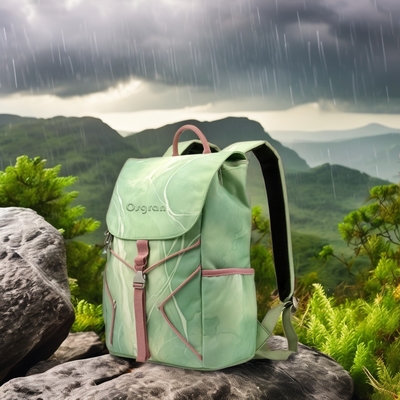 Wasserdichtes Reisetasche aus Nylon mit doppelter vorderen Tasche und Reißverschluss