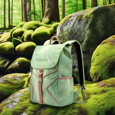 Wasserdichtes Reisetasche aus Nylon mit doppelter vorderen Tasche und Reißverschluss