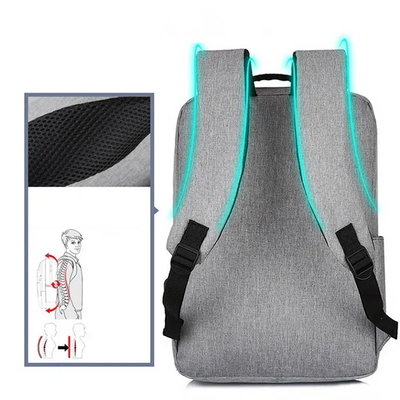 Custom LOGO Laptop Rucksack für Männer Business Sack a dos Wasserdicht Oxford Rucksack Schulstudent Rucksack mit USB