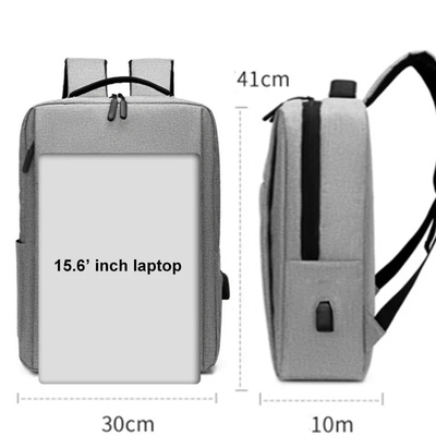 Custom LOGO Laptop Rucksack für Männer Business Sack a dos Wasserdicht Oxford Rucksack Schulstudent Rucksack mit USB