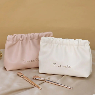 Custom Logo Make-up Bag Reisezubehör Toilettenbeutel Lippenstift Aufbewahrungsbeutel Ohrhörer Schmuck Blatt Frühlingsbeutel Mini Kosmetikbeutel Damen Handtasche