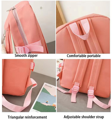Großhandel Schönes 4 Stück/Set Grundschule Tasche Mädchen Harajuku Kawaii Studenten Buchtasche Teenager Handtasche Großkapazität Studenten Rucksack Mädchen Schul Rucksack Set