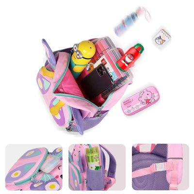 Süße Kinder Rucksack für Mädchen Kleines 3D-Cartoon Kleinkind Schulbuchsack Alter 1-3 Tagespflege Kindergarten Reisetaschen Kinder Rucksack Spielzeug Rucksack Geschenk für Kind Tagesack