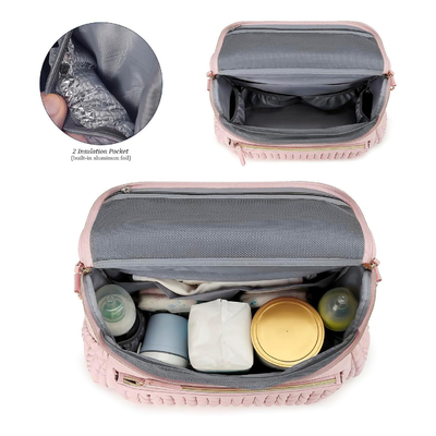 Großhandel Baby Windelbeutel Kleiner Windel Rucksack Stilvolle Reise Mini-Mutterschafts-Tagtasche Muttertasche für Frauen Tote-Tasche