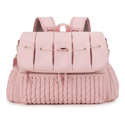 Großhandel Baby Windelbeutel Kleiner Windel Rucksack Stilvolle Reise Mini-Mutterschafts-Tagtasche Muttertasche für Frauen Tote-Tasche