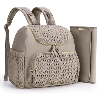 Großhandel Baby Windel Tasche Kleine Windel Rucksack Stilvolle Reise Mini-Mutterschafts-Tagesack Mommy-Tasche für Frauen Casual Tote Bag