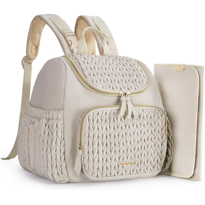 Großhandel Baby Windel Tasche Kleine Windel Rucksack Stilvolle Reise Mini-Mutterschafts-Tagesack Mommy-Tasche für Frauen Casual Tote Bag