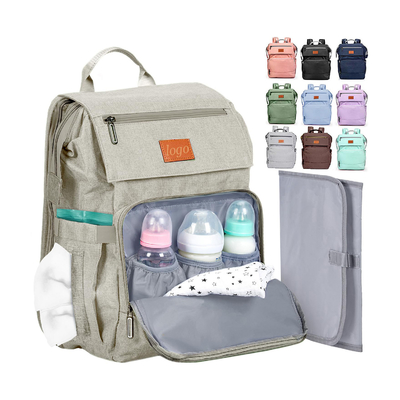 Kleinkind Windelbeutel mit Wechselstücke Großes Reisetaschen Neugeborenes Baby Notwendigkeiten Pack Momy Rucksack Casual Frauen Rucksack