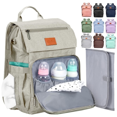 Kleinkind Windelbeutel mit Wechselstücke Großes Reisetaschen Neugeborenes Baby Notwendigkeiten Pack Momy Rucksack Casual Frauen Rucksack