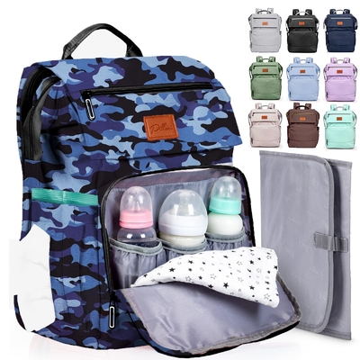 Kleinkind Windelbeutel mit Wechselstücke Großes Reisetaschen Neugeborenes Baby Notwendigkeiten Pack Momy Rucksack Casual Frauen Rucksack