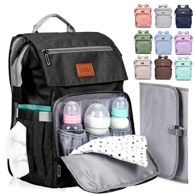Kleinkind Windelbeutel mit Wechselstücke Großes Reisetaschen Neugeborenes Baby Notwendigkeiten Pack Momy Rucksack Casual Frauen Rucksack