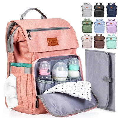 Kleinkind Windelbeutel mit Wechselstücke Großes Reisetaschen Neugeborenes Baby Notwendigkeiten Pack Momy Rucksack Casual Frauen Rucksack