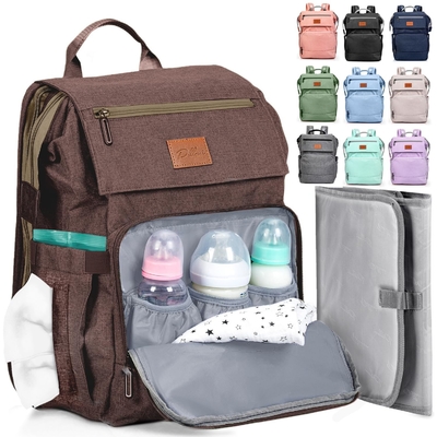 Kleinkind Windelbeutel mit Wechselstücke Großes Reisetaschen Neugeborenes Baby Notwendigkeiten Pack Momy Rucksack Casual Frauen Rucksack