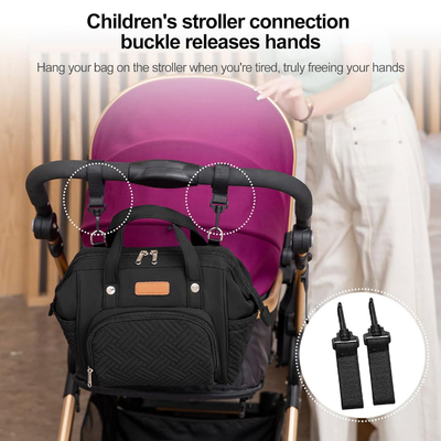 Kleiner Kinderwindel-Tasche Rucksack Kleiner Mutterschaftshandtasche Wasserdichte Multifunktions-Reisetasche Stilvolle Mini-Damen-Tote-Taschen