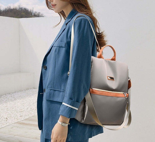 2Way Rucksack für Custom 2023 Damen Damen einfache Designer Taschen Mädchen bei Custom Print