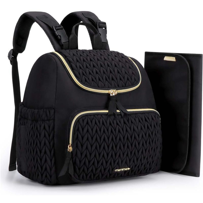 Großhandel Baby Windel Tasche Kleine Windel Rucksack Stilvolle Reise Mini-Mutterschafts-Tagesack Mommy-Tasche für Frauen Casual Tote Bag